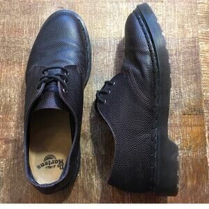 Dr Martens 1461 Pebble Grain Leather Oxford Shoe M10 W12 Doc Classic Oxblood
